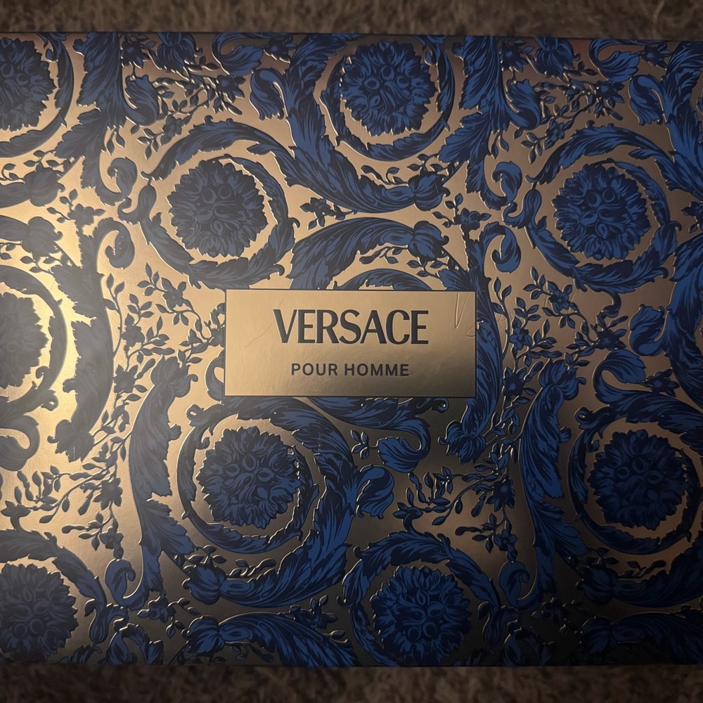 Versace Blue and Gold Decorative Box